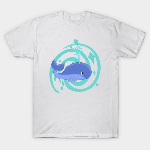 whale T-Shirt by asillustrator